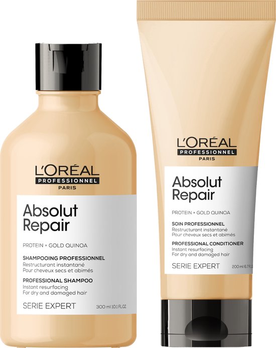L'Oréal Professionnel - Professionnel Absolut Repair Shampoo 300ml & Conditioner 200ml – Voordeelverpakking
