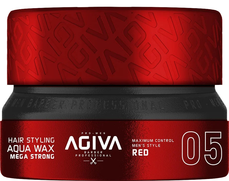 Agiva Styling Hair Wax Aqua Mega Strong 155ml - Red #5