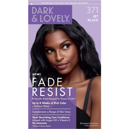 Dark and Lovely - Permanent Hair Color Jet Black 371