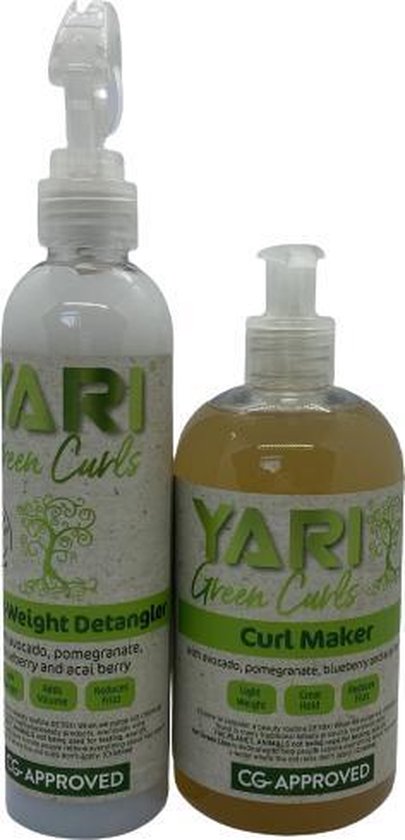 Yari Green Curls Lightweight leave in en Curl maker