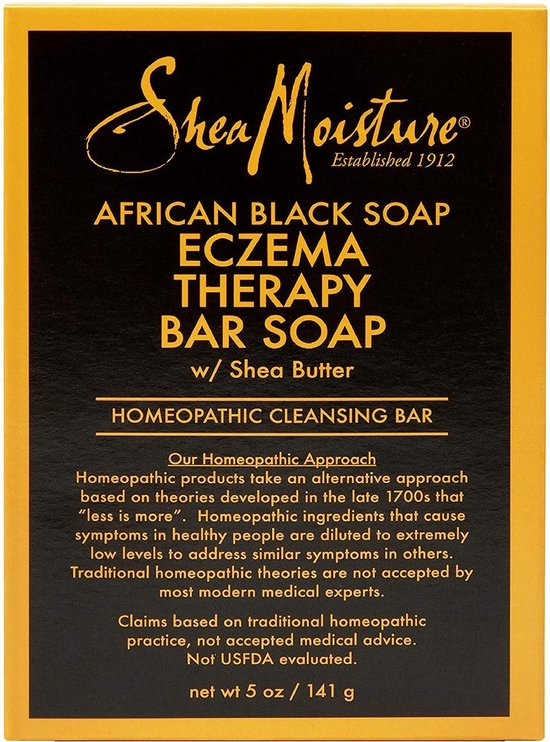 SHEA MOISTURE AFRICAN BLACK SOAP Eczema Therapy Bar Soap