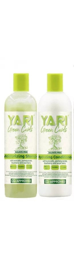 Yari Green curls shampoo (355)ml  and Conditioner (355)ml set