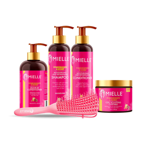 Mielle Pomegranate & Honey Type 4 Coily Hair Wash Day Bundle