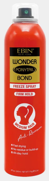 Ebin Wonder Pony Tail Spray Firm (Medium Hair) 245ml