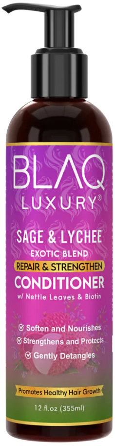 Blaq Luxury - Sage & Lychee Repair and Strengthen Conditioner 355ml