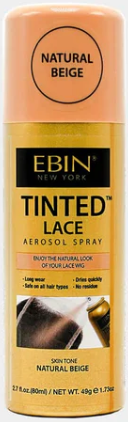 Ebin Tintedlace Spray 80ml - Natural Beige