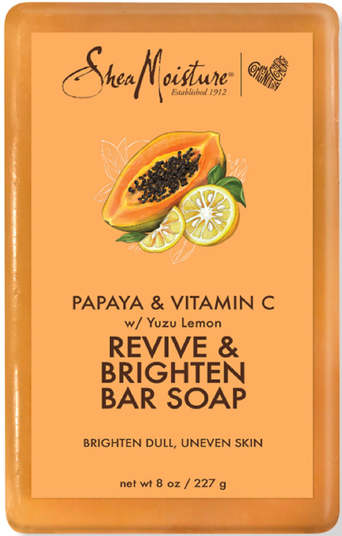 Shea Moisture - Papaya & Vitamin C Bar Soap Revive + Brighten 8.oz