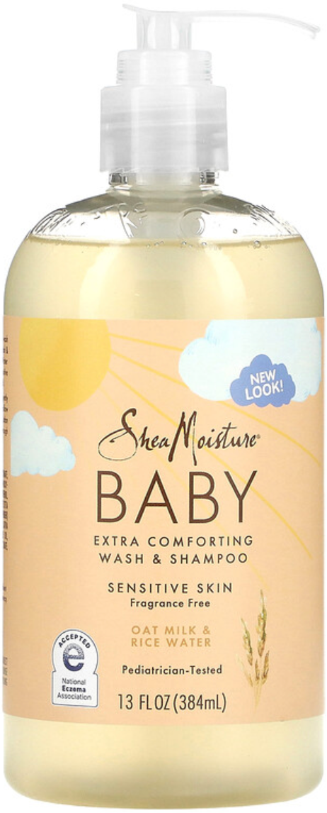 Shea Moisture - Oat Milk & Rice Water Baby Gentle Calming Baby Wash & Shampoo 13.oz