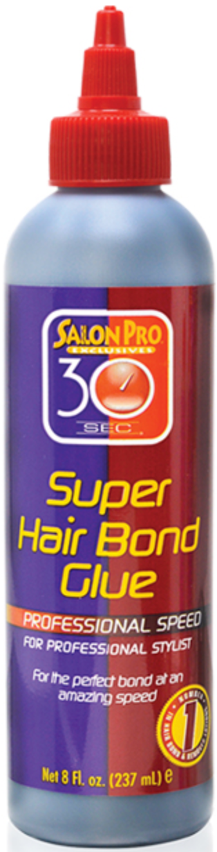 Salon Pro - 30 Sec. Super Hair Bond Glue 8.oz