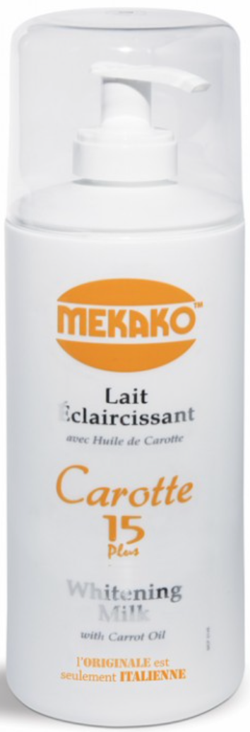 Mekako - Carrot 15Plus - Milk Body Whitening 400ml