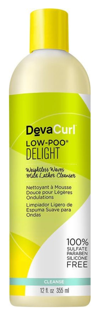 DevaCurl - Low-Poo Delight Weightless Waves Mild Lather Cleanser (12oz)