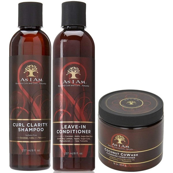 As I AM Classic  (Shampoo, Leave-in- condition, Co-Wash) Set