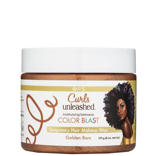 Curls Unleashed - Color Blast Temporary Hair Makeup Wax - Golden Bars 6oz