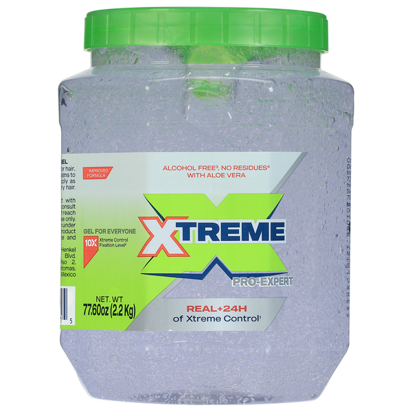 Wet Line Xtreme Hold & Care Styling Gel, 77..60OZ (2.2kg)