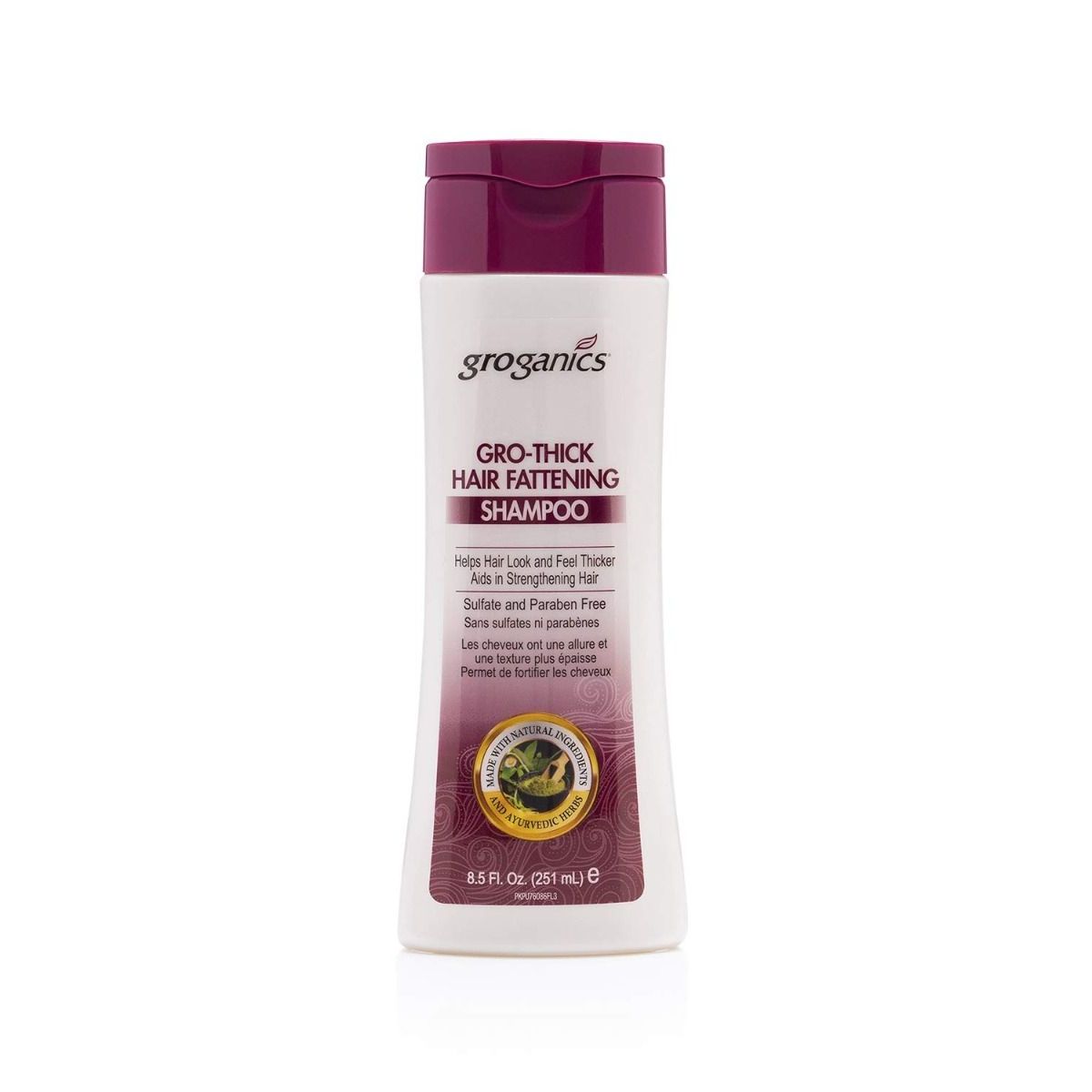 GroHeaGroganics Gro-Thick Hair Fattening Shampoo 8.5 Oz