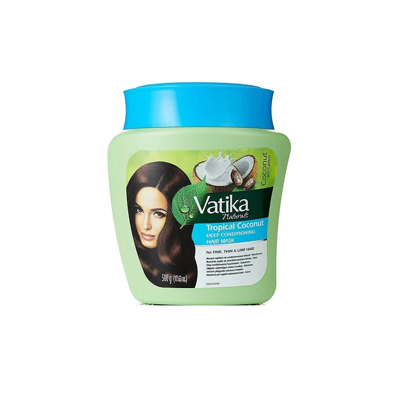 Dabur -Vatika  Naturals Tropical Coconut Deep Conditioning Hair Mask 500 G
