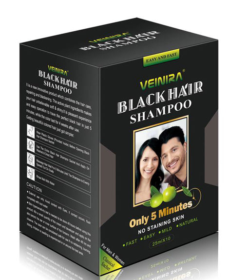 Veinira Black Hair Shampoo Doos 10X25ml