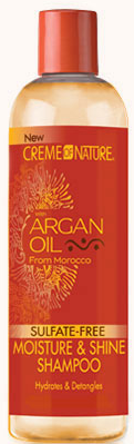 Creme of Nature - Argan Oil Sulfate-Free Moisture & Shine Shampoo 12oz