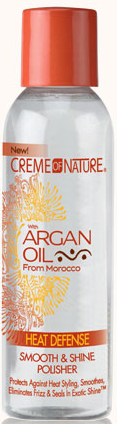 Creme of Nature - Argan Oil Heat Defense Smooth & Shine Polisher 4oz