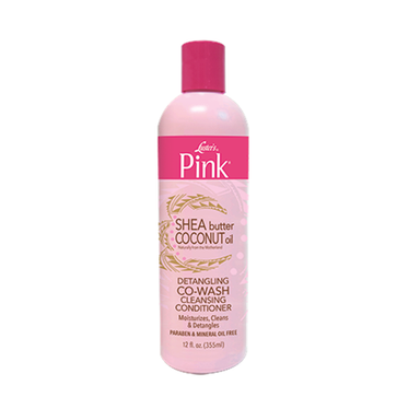 Pink - Shea Butter Coconut Oil Detangling Co-Wash 12oz