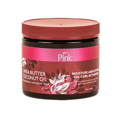 Pink - Shea Butter Coconut Oil Moisture Amplifying Gel Curl Activator 16oz 
