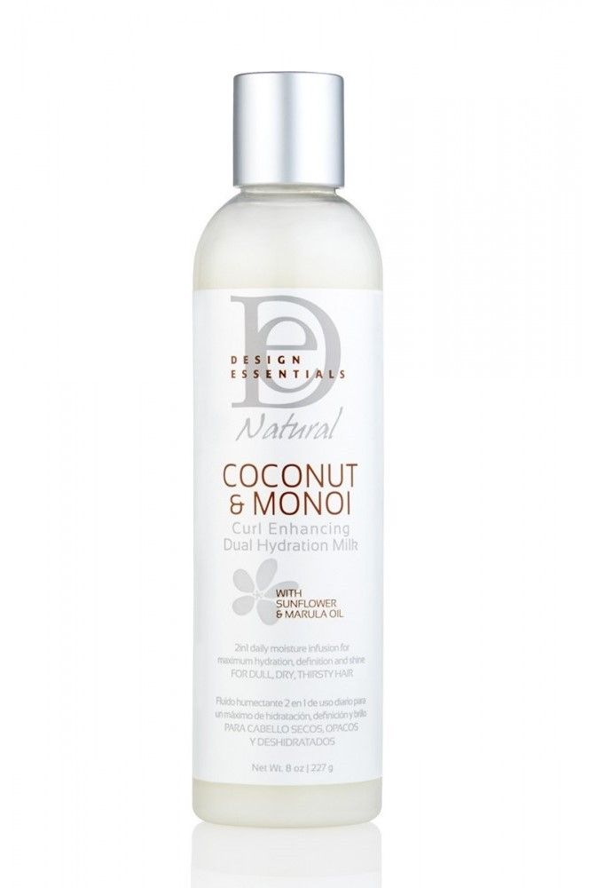 Design Essentials - Coconut & Monoi Curl Enhancing Dual Hydration Milk 8oz