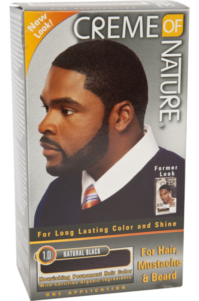 Creme of Nature - Hair Color Men - Natural Black 1.0