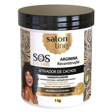 Salon Line - Curl Activator Reconstruction For Curly And Weakened Hair 1KG