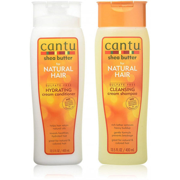 Cantu - Shea Butter For Natural Hair Shampoo & Conditioner Actie
