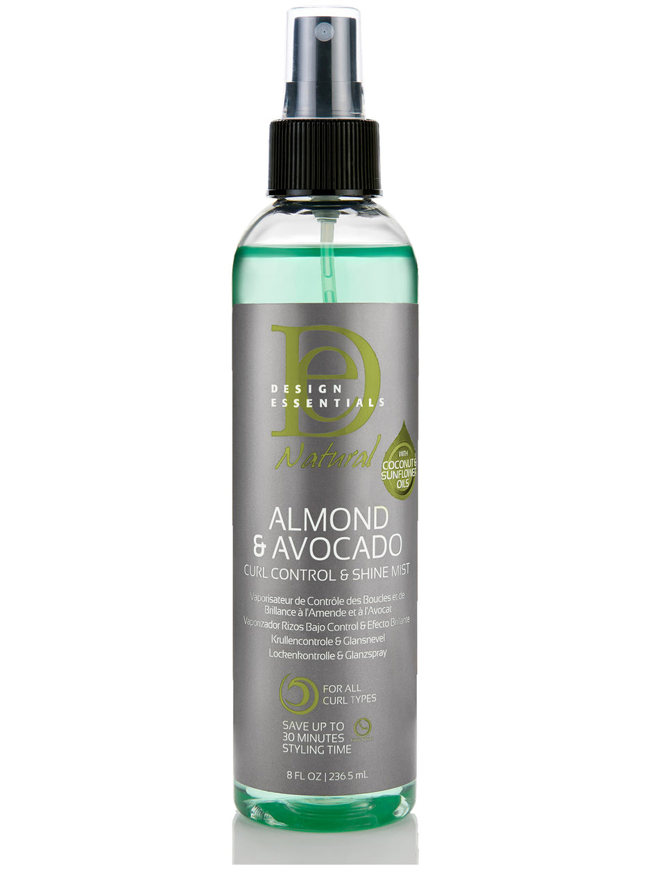 Design Essentials Natural - Almond & Avocado Curl Control & Shine Mist 8oz
