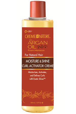 Creme Of Nature - Argan Oil Moisture & Shine Curl Activator Creme 12oz