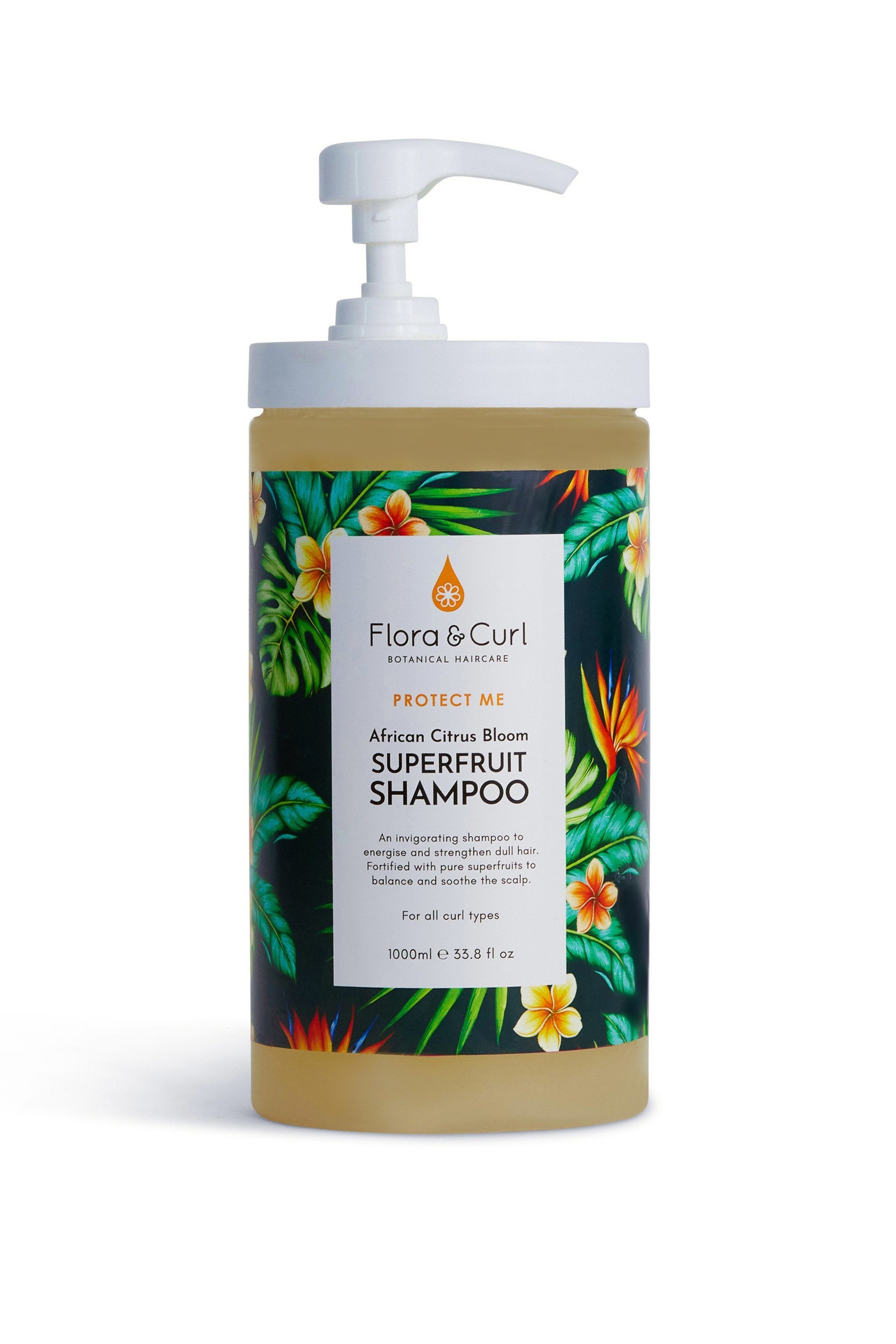 Flora Curl African Citrus Superfruit Shampoo - 1000ml