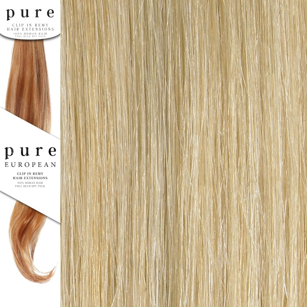 Pure. Remy Clip-In Hair Extensions 14 Inches, Colour P24/SB