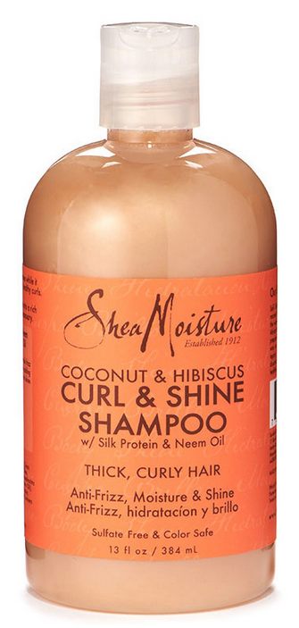 Shea Moisture - Coconut & Hibiscus Curl & Shine Shampoo 13oz