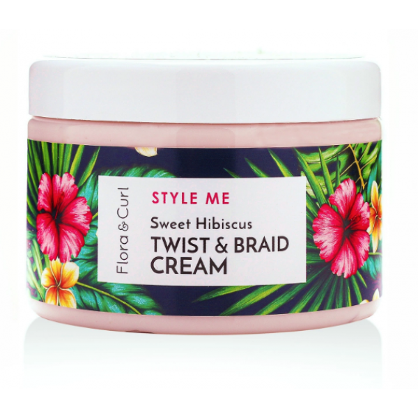 Flora & Curl - Style Me Sweet Hibiscus Twist & Braid Cream