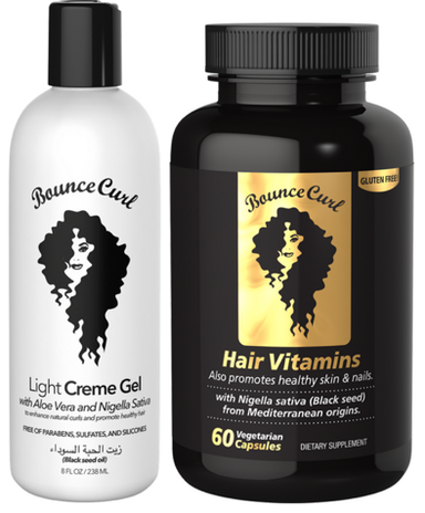 Bounce Curl Light Creme Gel & Bounce Curl Hair Vitamins