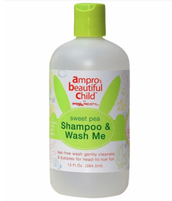 Ampro's Beautiful Child Sweet Pea Shampoo & Wash Me 13 oz