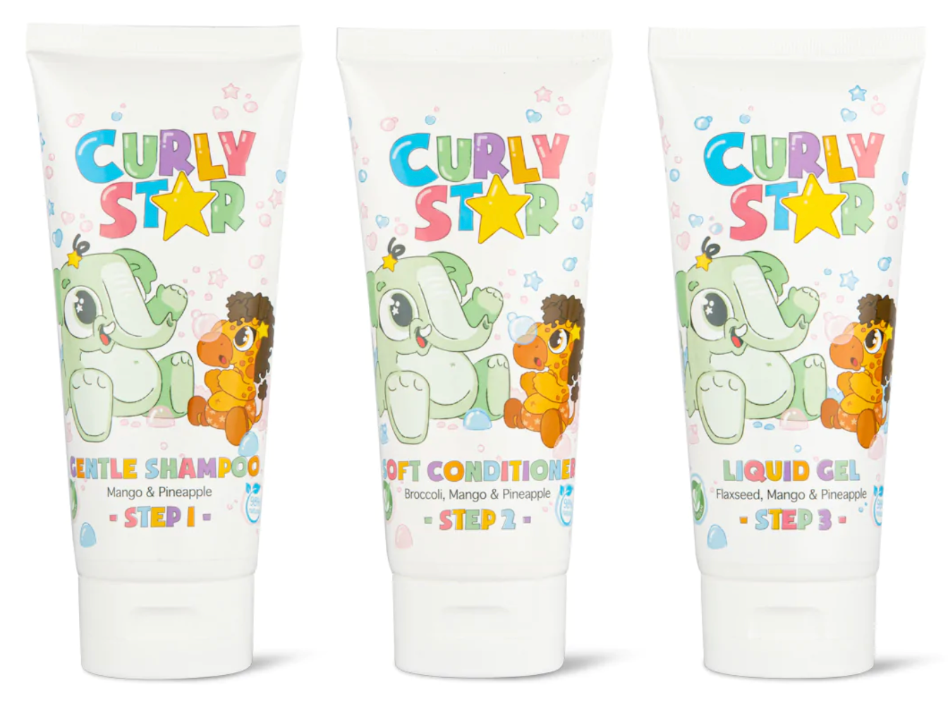 Curly Star - Bundle set - 3 products