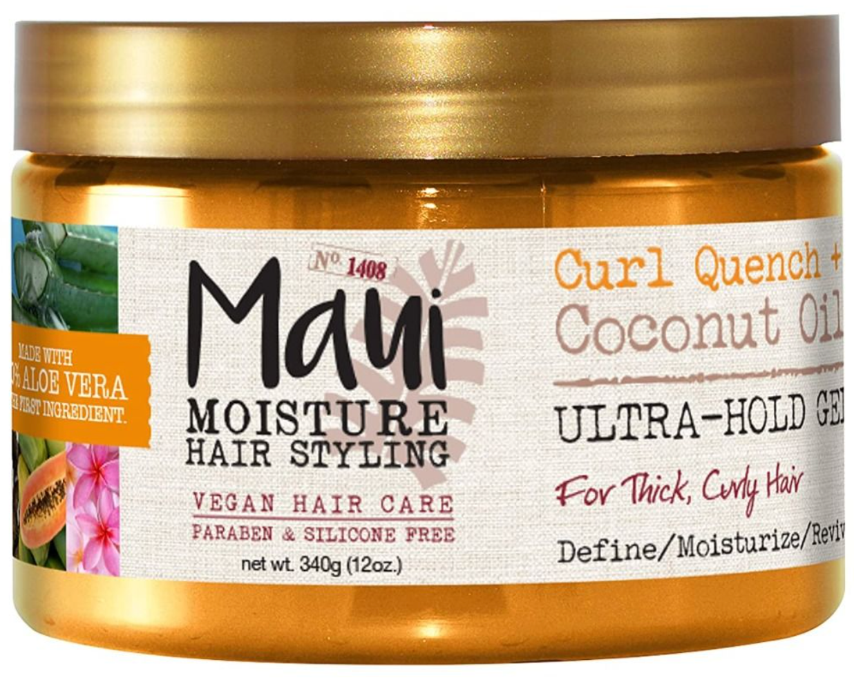 Maui Moisture - Nourish & Moisture Coconut Oil Ultra Hold Gel 12oz
