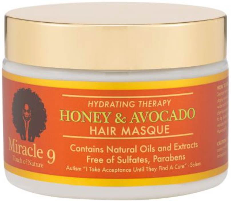 Miracle 9 Hydrating Therapy Honey & Avocado Hair Masque 12oz