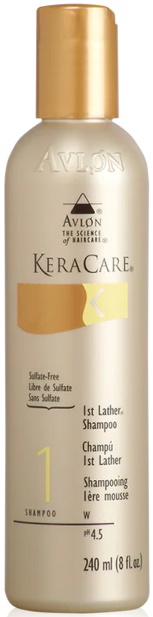 KeraCare - 1st Lather Shampoo (Sulfate Free) 8oz