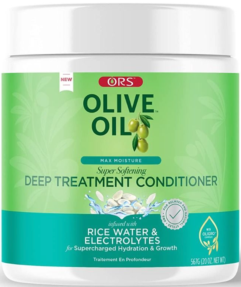 ORS Olive Oil Max Moisture Rice Water & Electrolytes Deep Treatment Conditioner 20.0 oz