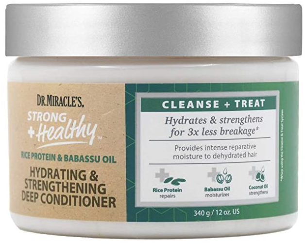 Dr. Miracles Strong + Healthy Hydrating & Strengthening Deep Conditioner 12oz