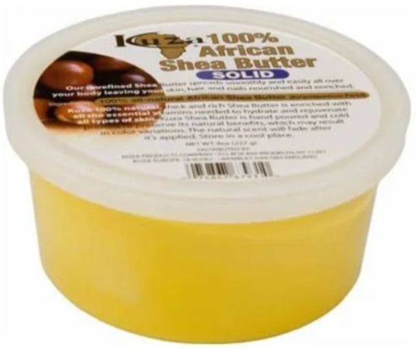 Kuza - 100% African Shea Butter Solid Yellow 8oz