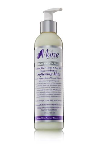 The Mane Choice - Heavenly Halo Herbal Hair Tonic & Soy Milk Deep Hydration Softening Milk 8oz
