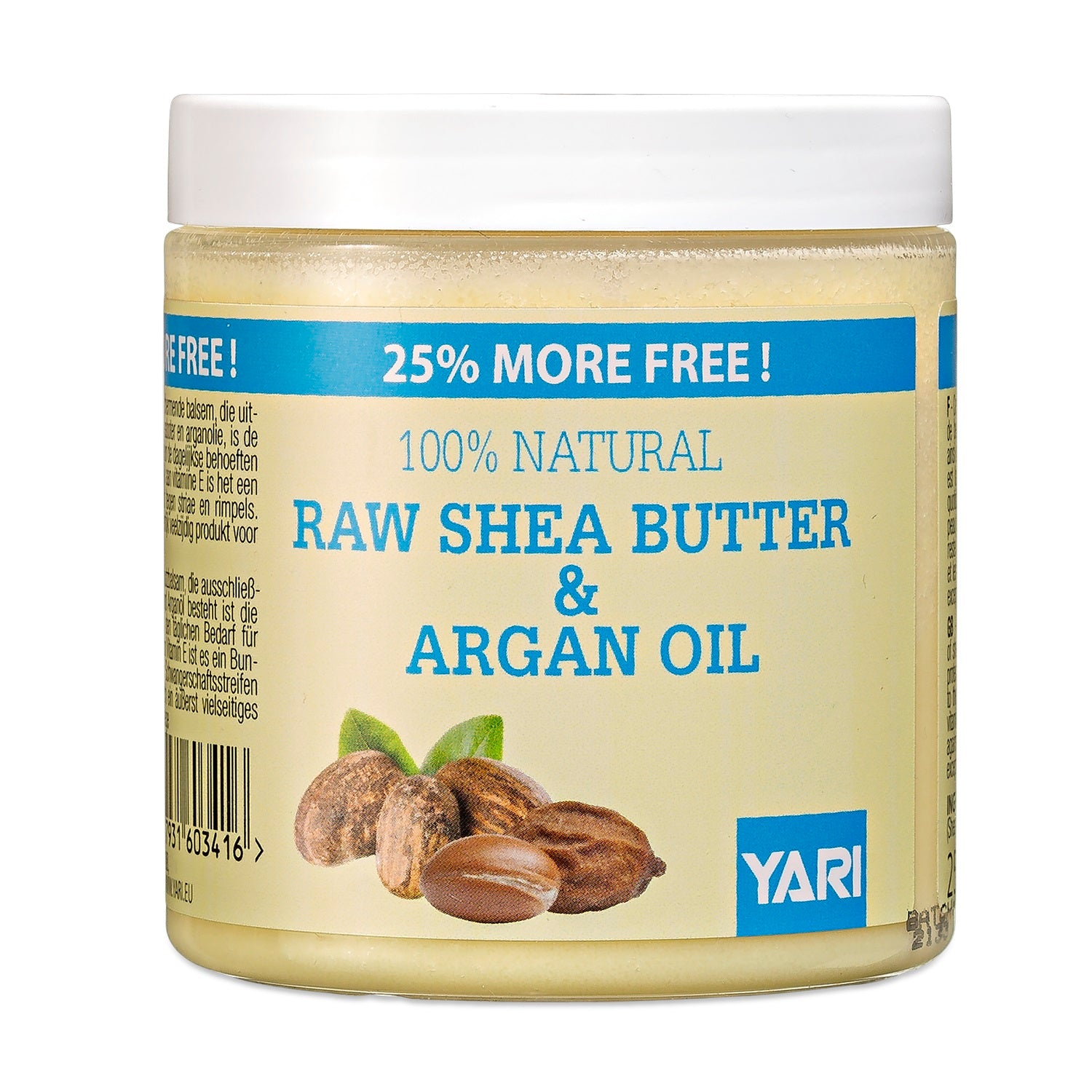 Yari - 100% Raw Shea Butter & Argan Oil 250ml