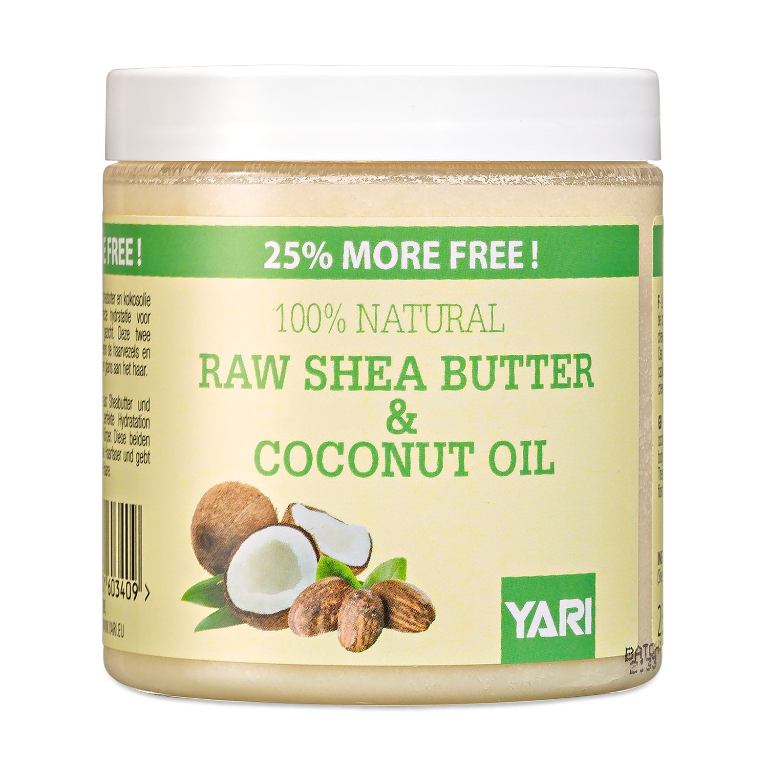 Yari - 100% Raw Shea Butter & Coconut Oil 250ml