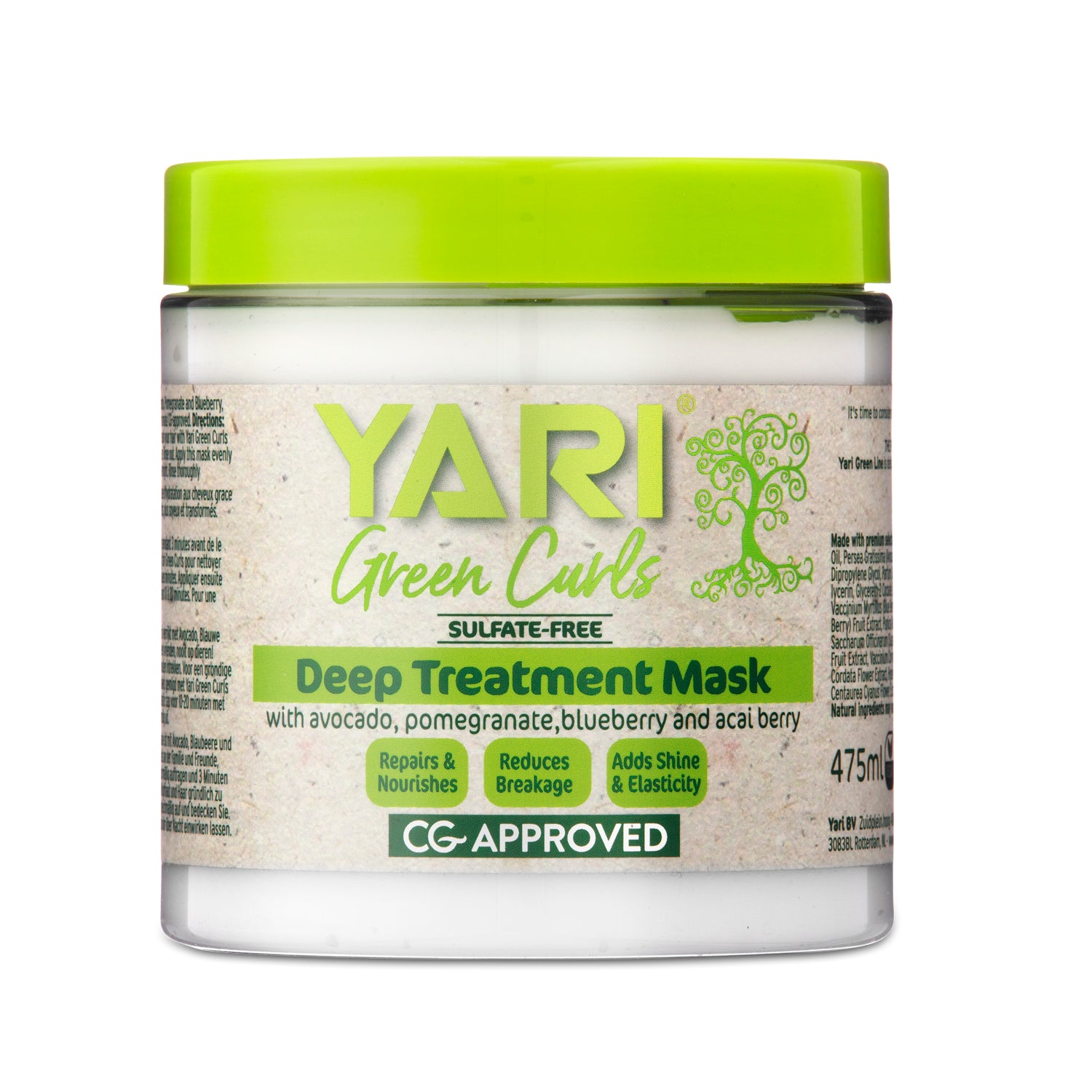 Yari Green Curls - Deep Treatment Mask 475ml