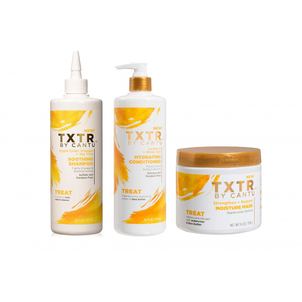 Cantu - Txtr Soothing Shampoo, Hydrating Conditioner & Mask Set (3pcs)