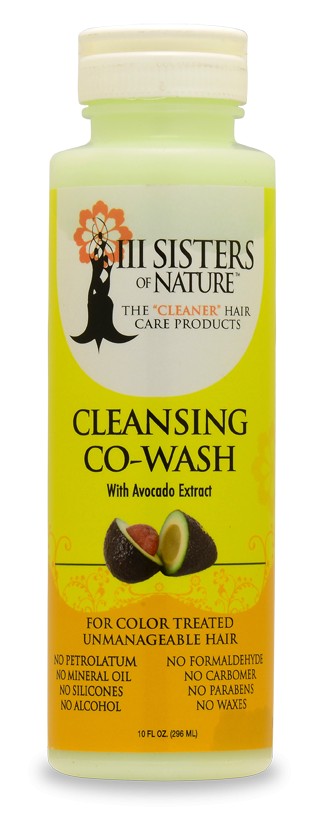 III Sisters of Nature - Cleansing Co-Wash with Avocado 16oz